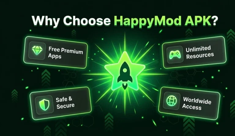 happymod apk features unlocked games and apps no root required
